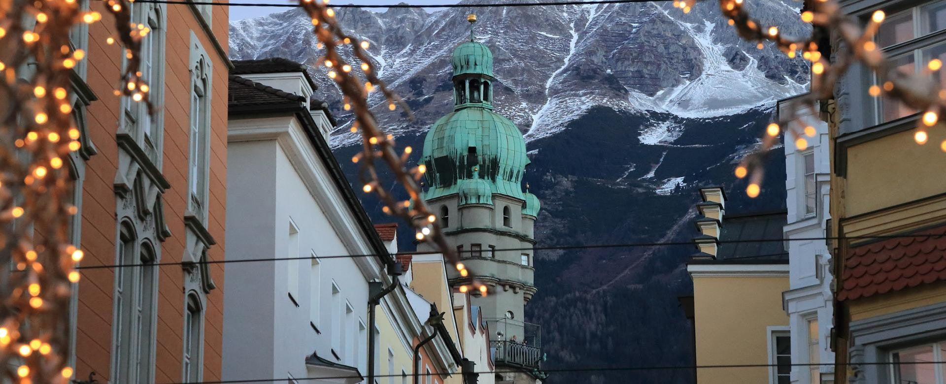 Winterlicher Ausblick in Innsbruck, Tirol