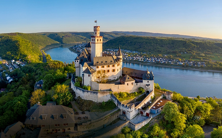Marksburg in Braubach am Rhein