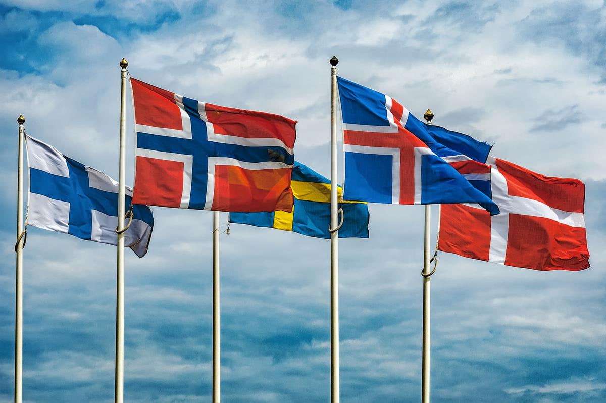 Flaggen Skandinavien