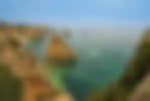 Küstenlandschaft Portugals mit Klippen und Meerblick Bildtitel: Portugals Küste Algarve Alentejo