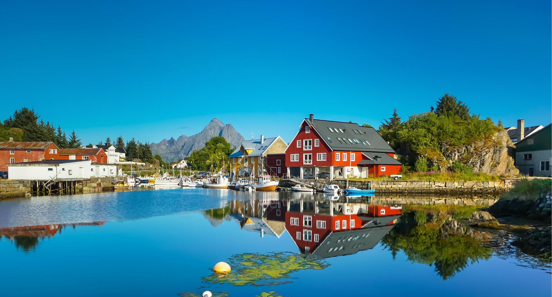 Norwegen, See, Urlaub in Europa