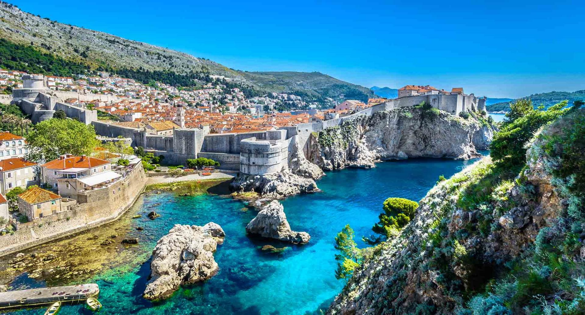 Dubrovniks Küste in Kroatien