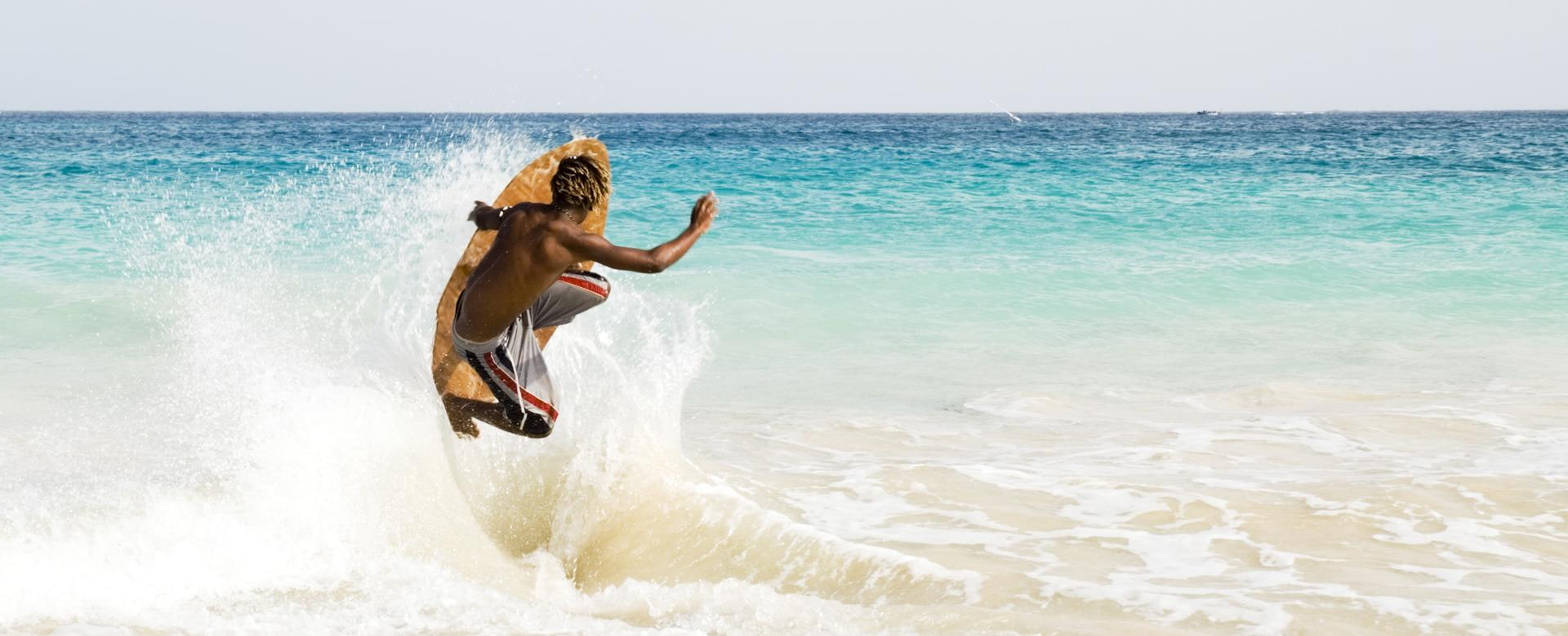 Surfer auf den Kapverden