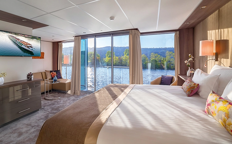 Suite des Flusskreuzfahrtschiffes