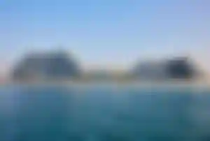 SO/ Ras Al Khaimah ***** Blick vom Meer auf das Hotel SO/ Ras Al Khaimah *****