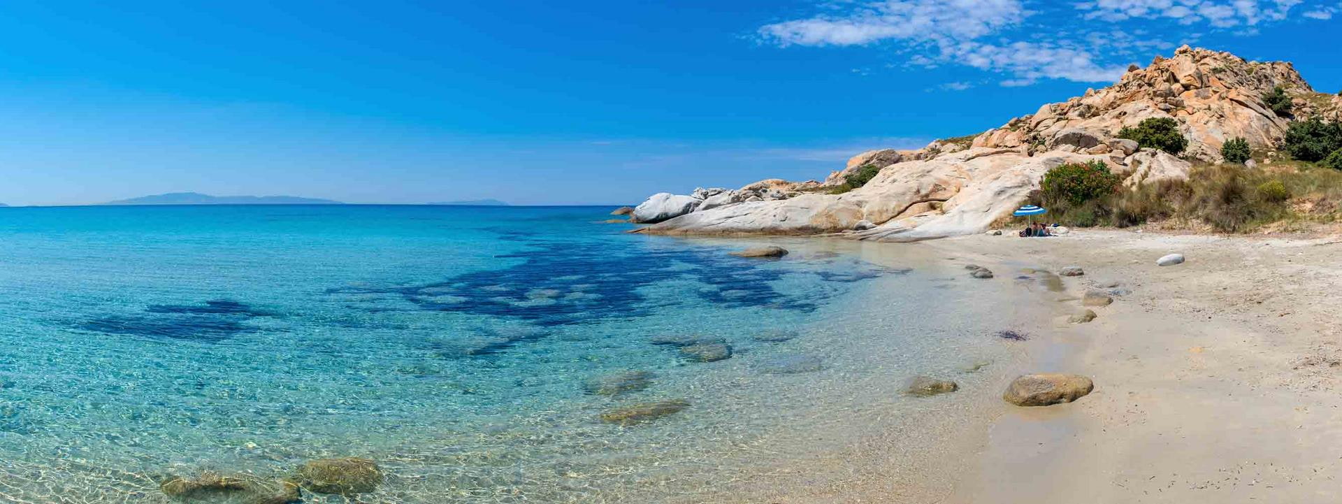 Naxos Urlaub Mikri Beaach auf Naxos
