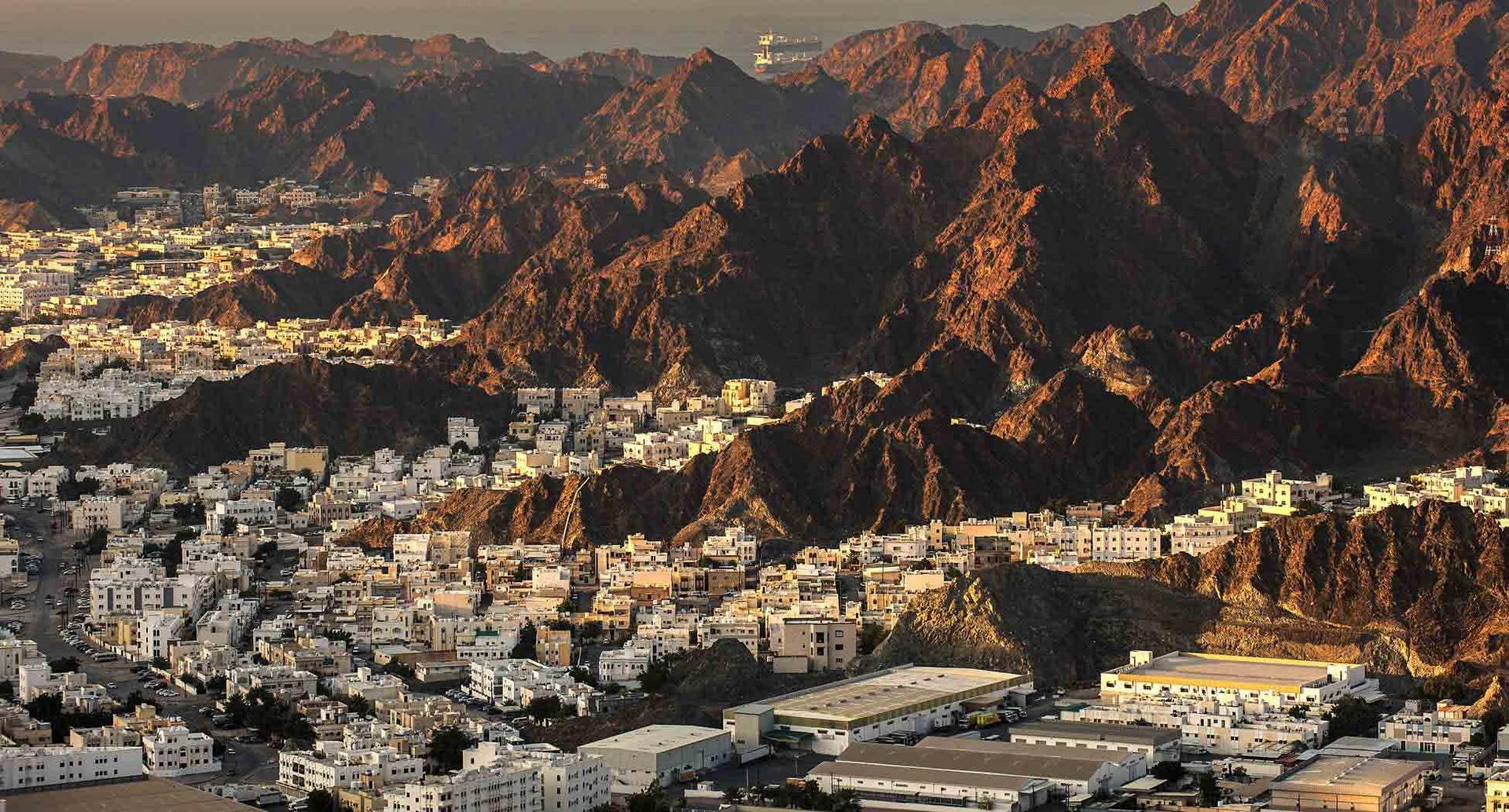 Abends Stadtbild von Muscat, Oman