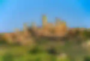 Historische Altstadt von San Gimignano in der Toskana während eines Italien Urlaubs
