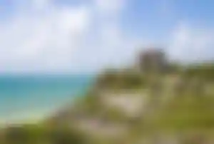Maya-Ruinen von Tulum an der Karibikküste von Mexiko