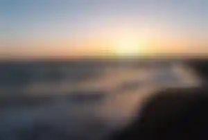 Sonnenuntergang am Meer in der Türkei
