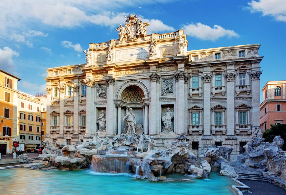 Trevi Brunnen in Rom