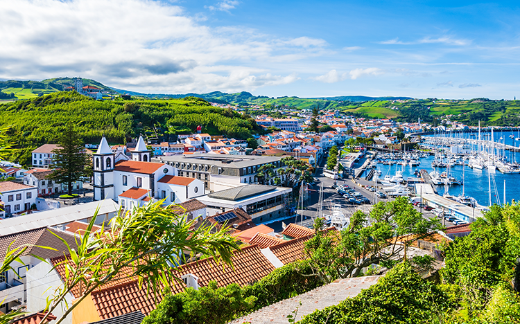 Horta Insel Faial Azoren